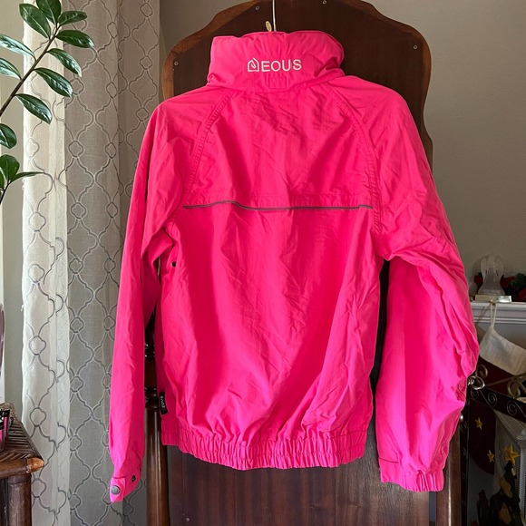 New! Eous pink small equestrian riding snow jacket - Picture 9 of 12